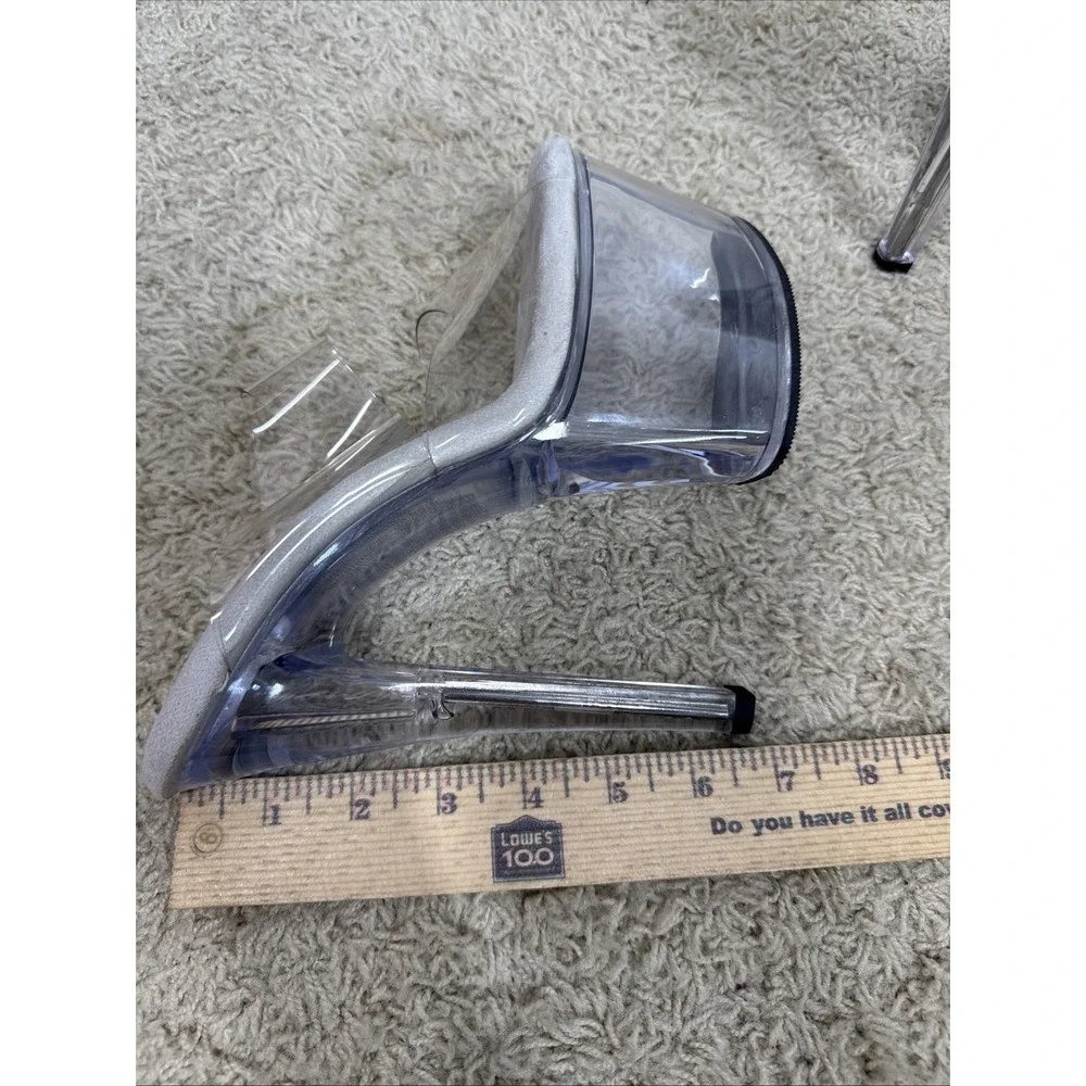Pleaser Sky High 302 Clear Platform Heels Exotic Dancer Stripper Sexy Women's 8